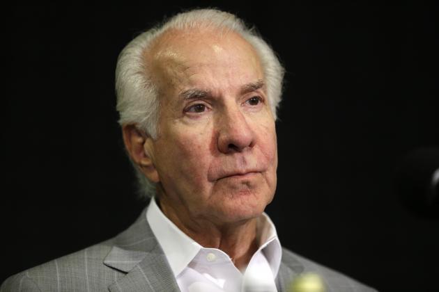 Philadelphia Flyers chairman Ed Snider listens during a news conference, Tuesday, July 9, 2013, in Philadelphia. during a news conference, Tuesday, July 9, 2013, in Philadelphia. (AP Photo/Matt Rourke)