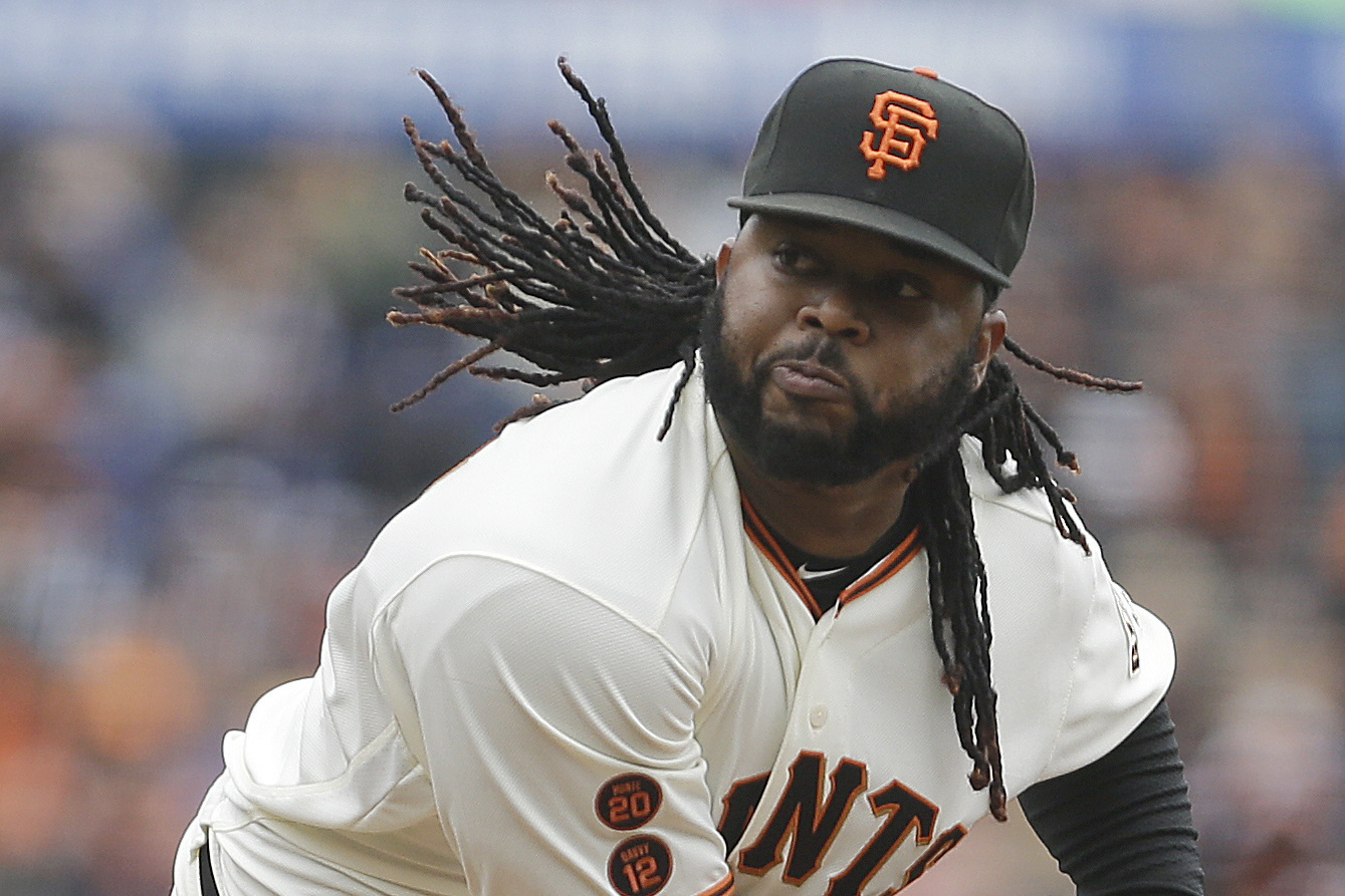 Giants' Johnny Cueto and the artistry of his many windups
