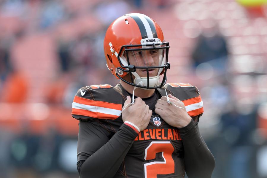 Former Browns teammates Johnny Manziel and Josh Gordon connect in FCF