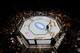 LAS VEGAS, NV - FEBRUARY 02: An overhead view of the Octagon as Jose Aldo (R) jumps off the cage to throw a flying punch at Frankie Edgar during their featherweight title fight at UFC 156 on February 2, 2013 at the Mandalay Bay Events Center in Las Vegas, Nevada. (Photo by Josh Hedges/Zuffa LLC/Zuffa LLC via Getty Images)