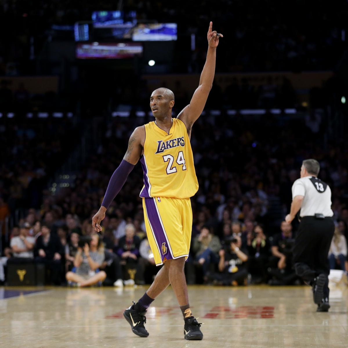 Kobe Bryant's Stats, Highlights and Reaction from Final NBA Game ...