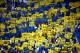 Saudi's Al-Nassr team fans celebrate after their team won their AFC Champions League group A football match against Iran's Persepolis team at the King Fahad stadium in Riyadh, on March 17, 2015. Al-Nassr won the match 3-0. AFP PHOTO / FAYEZ NURELDINE (Photo credit should read FAYEZ NURELDINE/AFP/Getty Images)
