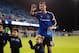 Apr 13, 2016; San Jose, CA, USA; San Jose Earthquakes forward Chris Wondolowski (8) waves to supporters after the game against the New York Red Bulls at Avaya Stadium. The San Jose Earthquakes defeated the New York Red Bulls 2-0. Mandatory Credit: Kelley L Cox-USA TODAY Sports
