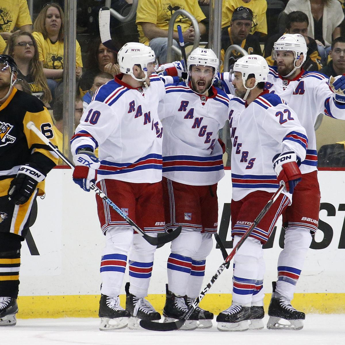 Rangers vs. Penguins: Game 2 Score and Twitter Reaction from 2016 NHL Playoffs | Bleacher Report ...