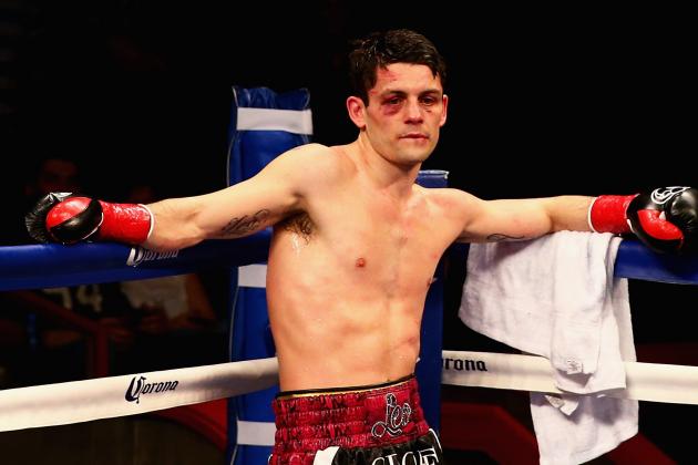 MASHANTUCKET, CT - APRIL 16: Stephen Smith reacts after being defeated by Jose Pedraza in their IBF World Junior Lightweight Championship bout at Foxwoods Resort Casino on April 16, 2016 in Mashantucket, Connecticut. (Photo by Maddie Meyer/Getty Images)