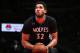 WASHINGTON, DC - MARCH 25: Karl-Anthony Towns #32 of the Minnesota Timberwolves shoots a free throw against the Washington Wizards on March 25, 2016 at Verizon Center in Washington, DC. NOTE TO USER: User expressly acknowledges and agrees that, by downloading and or using this Photograph, user is consenting to the terms and conditions of the Getty Images License Agreement. Mandatory Copyright Notice: Copyright 2016 NBAE (Photo by Ned Dishman/NBAE via Getty Images)