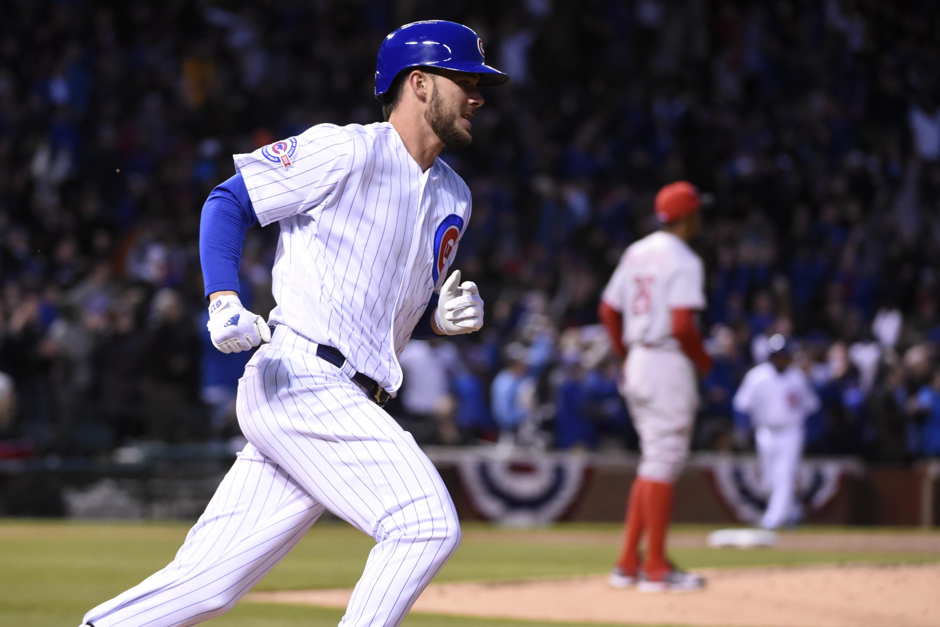 Kris Bryant made the final out of Game 7, smiling the entire time