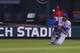 ST. LOUIS, MO - APRIL 18: Jason Heyward #22 of the Chicago Cubs catches a fly ball against the St. Louis Cardinals in the first inning at Busch Stadium on April 18, 2016 in St. Louis, Missouri. (Photo by Dilip Vishwanat/Getty Images)