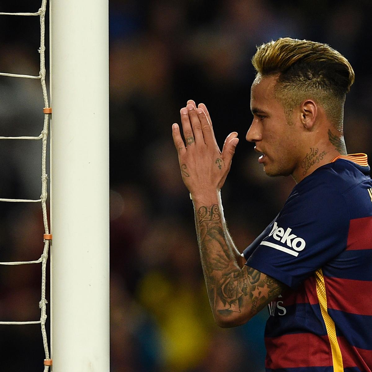 Neymar Alleged to Have Shouted Abuse at Jordi Alba During Barcelona vs. Valencia ...