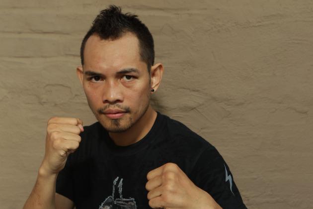 SANTA MONICA, CA - OCTOBER 15: Nonito Donaire poses for a portrait during an open media workout on October 15, 2014 in Santa Monica, California. (Photo by Alexis Cuarezma/Getty Images)