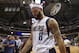Apr 13, 2016; Dallas, TX, USA; Dallas Mavericks guard Deron Williams (8) leaves the court after the loss to the San Antonio Spurs at the American Airlines Center. The Spurs defeat the Mavericks 96-91. Mandatory Credit: Jerome Miron-USA TODAY Sports