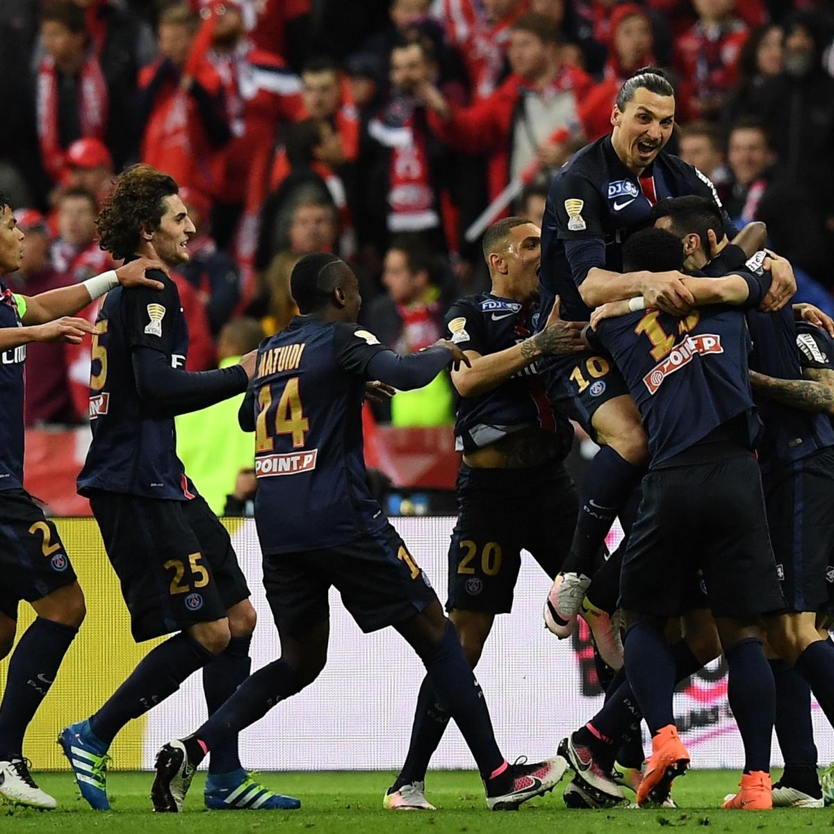PSG vs. Lille Score, Reaction from 2016 Coupe de la Ligue Final  News