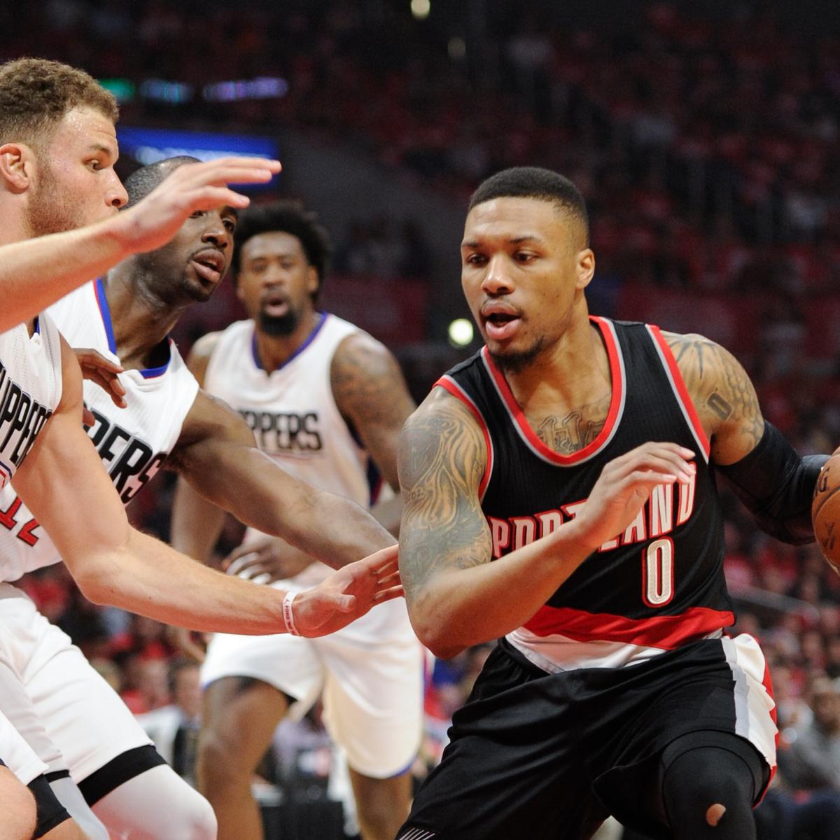 Los Angeles Clippers vs. Portland Trail Blazers Live Score, Analysis