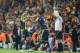 (L-R) Robin van Persie of Fenerbahce, Jose Fernando Viana de Santana (Fernandao) of Fenerbahce during the Super Lig match between Galatasaray and Fenerbahce on April 13, 2016 at the Turk Telekom Arena in Istanbul, Turkey.(Photo by VI Images via Getty Images)