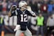 New England Patriots quarterback Tom Brady (12) passes against the Kansas City Chiefs in the first half of an NFL divisional playoff football game, Saturday, Jan. 16, 2016, in Foxborough, Mass. (AP Photo/Charles Krupa)