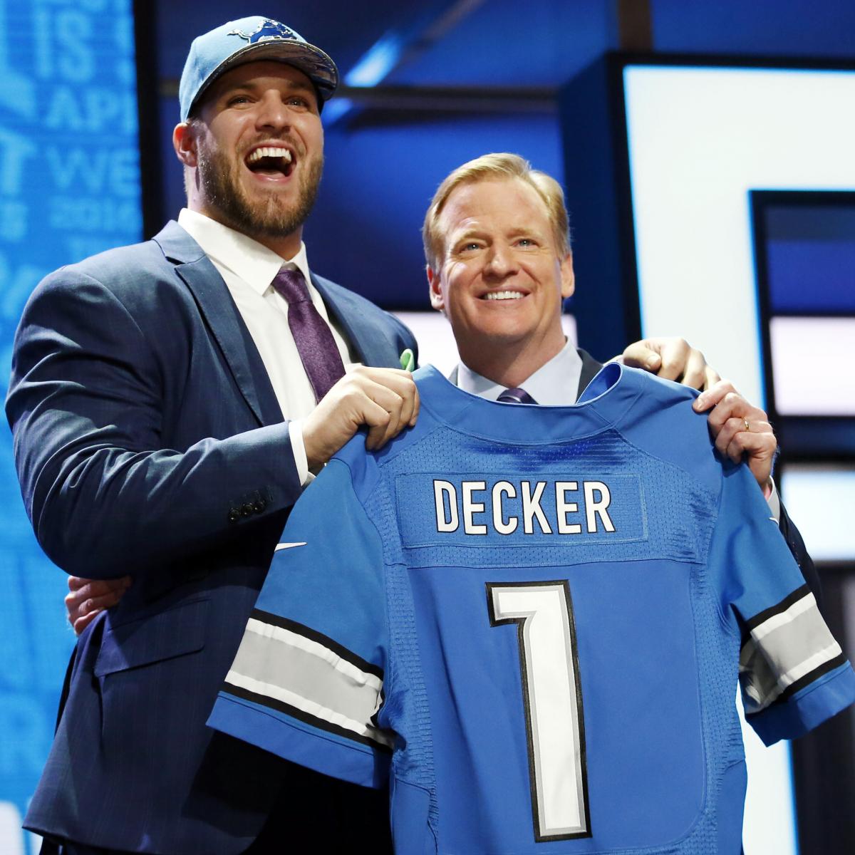 Taylor Decker NFL Draft 2016 Scouting Report, Grade for Lions Rookie