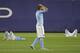 New York City FC's Jason Hernandez, center, reacts with teammates after an MLS soccer game against the Montreal Impact, Wednesday, April 27, 2016, at Yankee Stadium in New York. The game ended in a 1-1 tie. (AP Photo/Frank Franklin II)