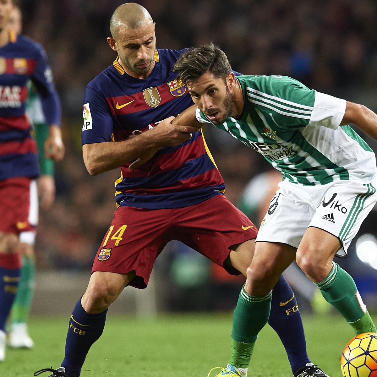 Real Betis vs. Barcelona: Team News, Preview, Live Stream, TV Info 