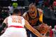 ATLANTA, GEORGIA - APRIL 01: LeBron James #23 of the Cleveland Cavaliers looks to drive against Thabo Sefolosha #25 of the Atlanta Hawks at Philips Arena on April 1, 2016 in Atlanta, Georgia. NOTE TO USER User expressly acknowledges and agrees that, by downloading and or using this photograph, user is consenting to the terms and conditions of the Getty Images License Agreement. (Photo by Kevin C. Cox/Getty Images)