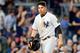 NEW YORK, NY - APRIL 22: Jacoby Ellsbury #22 of the New York Yankees in action against the Tampa Bay Rays at Yankee Stadium on April 22, 2016 in the Bronx borough of New York City. The Yankees defeated the Rays 6-3. (Photo by Jim McIsaac/Getty Images)
