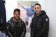 TORONTO, CANADA - FEBRUARY 13: Marcus Stroman #6 of the Toronto Blue Jays poses for a photo with Aaron Sanchez #41 of the Toronto Blue Jays in front of a wall-mounted print of Stroman of the Toronto Blue Jays at Emory Vegas Jones and Kelton Crenshaw's ASG '16 cashmere pack event on February 13, 2016 in Toronto, Canada. (Photo by Tom Szczerbowski/Getty Images for New Era Cap Co.)