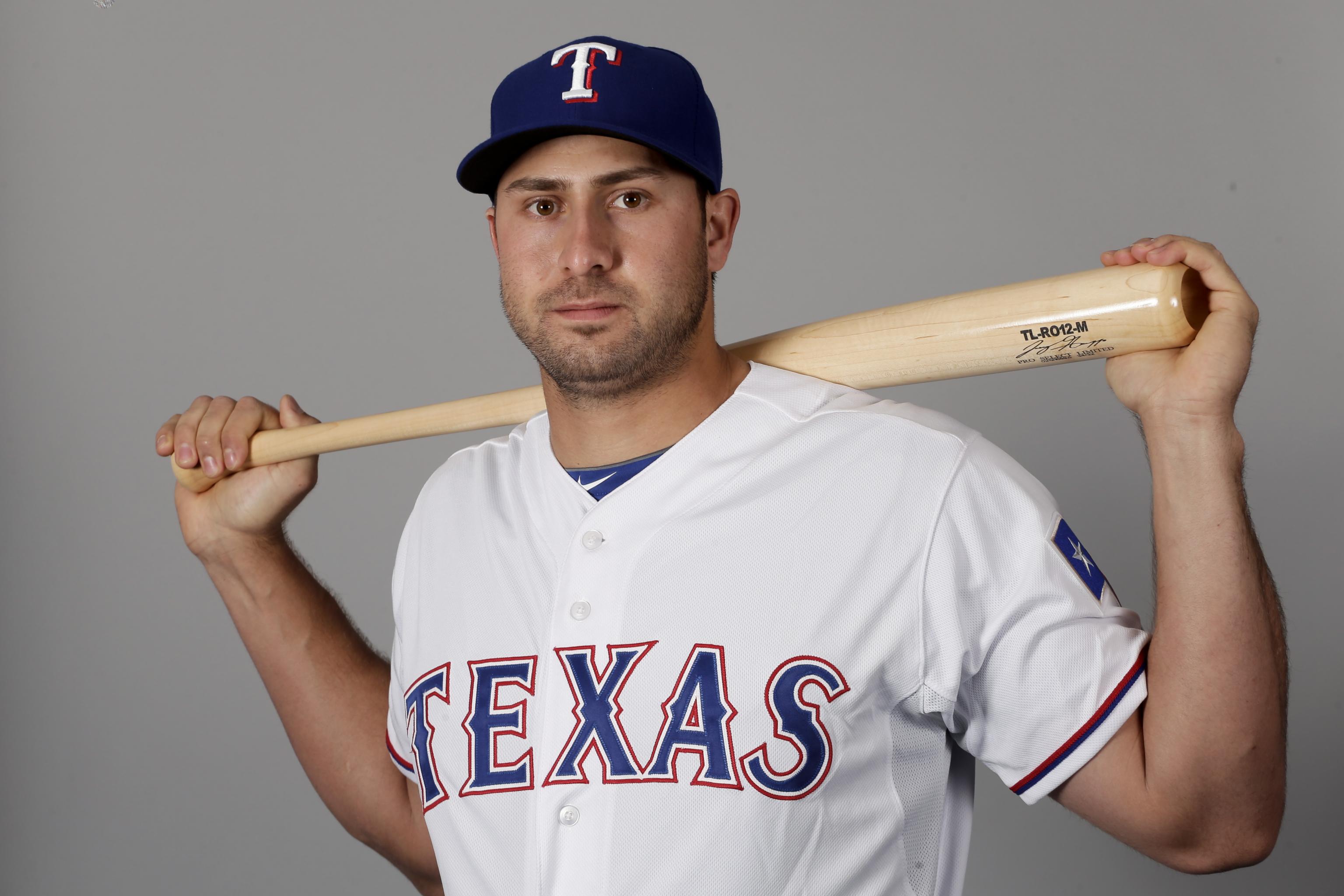 This is a 2016 photo of Joey Gallo of the Texas Rangers baseball