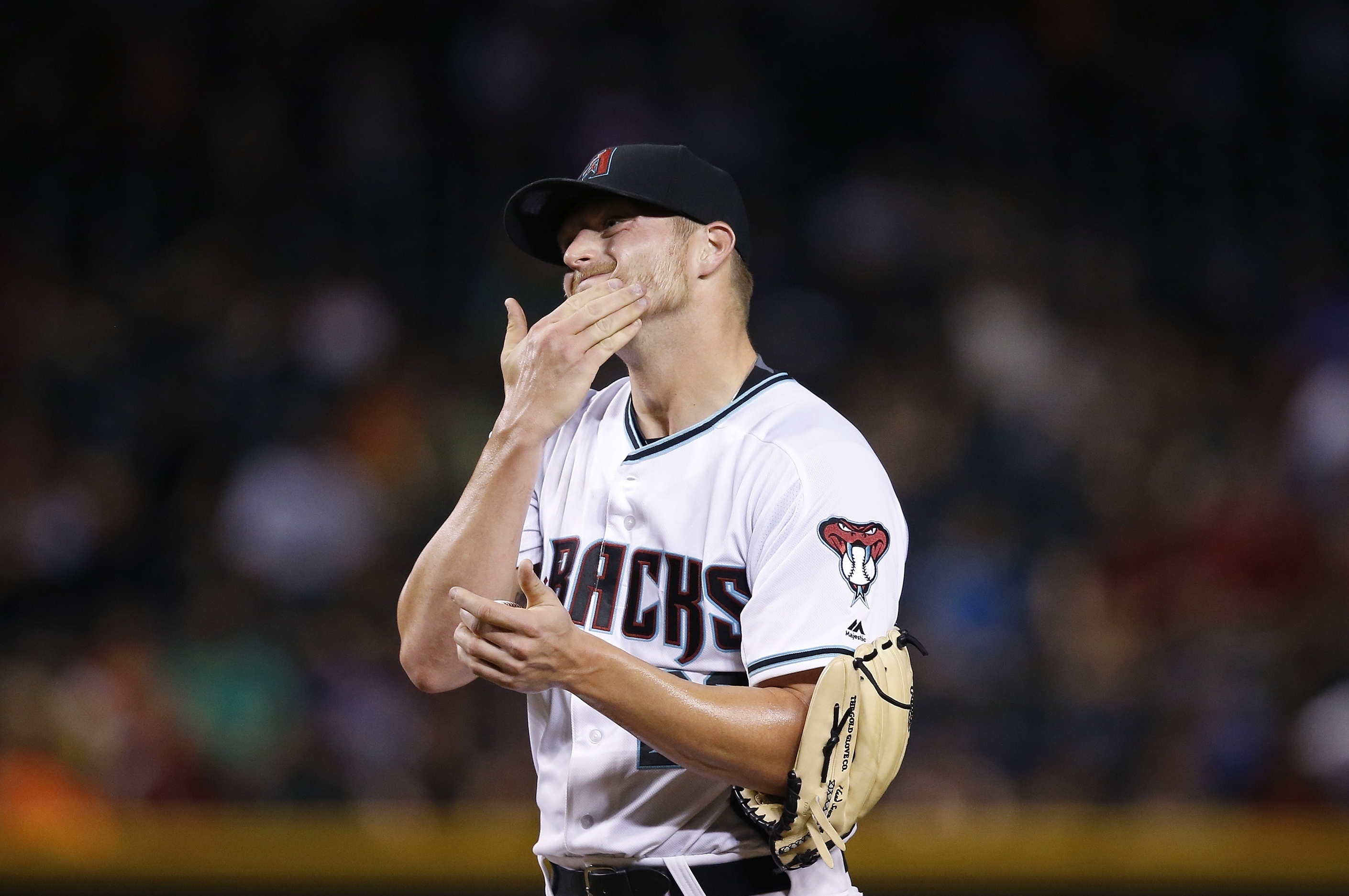 Zack Greinke Arizona Diamondbacks Majestic Official Cool Base