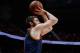 ATLANTA, GA - MAY 06: Kevin Love #0 of the Cleveland Cavaliers shoots a three-point basket against the Atlanta Hawks in Game Three of the Eastern Conference Semifinals during the 2016 NBA Playoffs at Philips Arena on May 6, 2016 in Atlanta, Georgia. NOTE TO USER User expressly acknowledges and agrees that, by downloading and or using this photograph, user is consenting to the terms and conditions of the Getty Images License Agreement. (Photo by Kevin C. Cox/Getty Images)