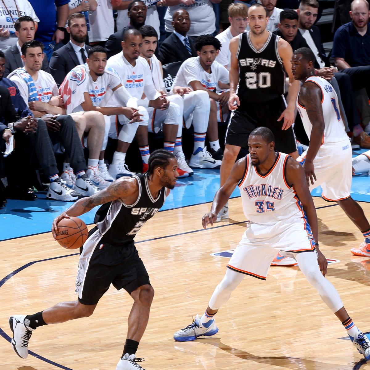 Spurs vs. Thunder: Game 4 Video Highlights and Recap from 2016 NBA