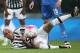 Juventus' forward Simone Zaza eyes the ball during the Italian Serie A football match Juventus Vs Empoli on April 2, 2016 at the 'Juventus Stadium' in Turin. / AFP / MARCO BERTORELLO (Photo credit should read MARCO BERTORELLO/AFP/Getty Images)