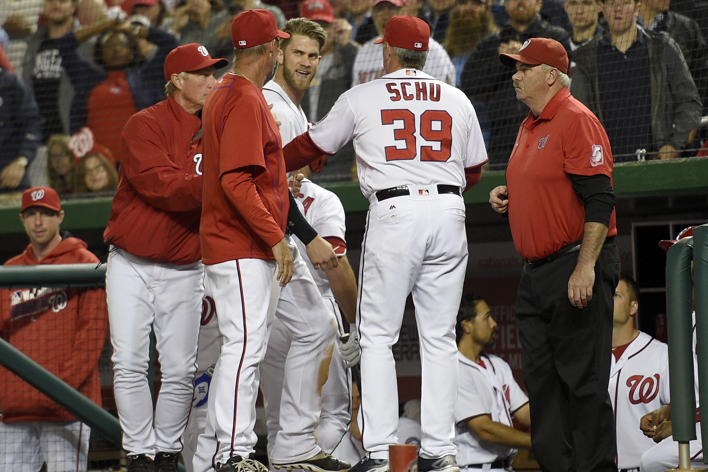 Bryce Harper ejected after AWFUL call from third base umpire