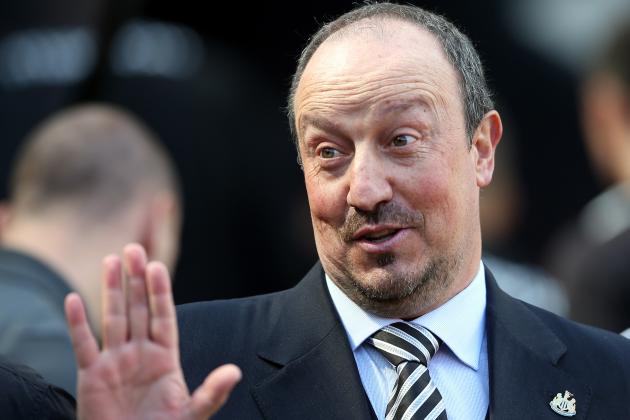 Newcastle United's Spanish manager Rafa Benitez arrives for the English Premier League football match between Newcastle United and Crystal Palace at St James' Park in Newcastle-upon-Tyne, north east England on April 30, 2016. / AFP / SCOTT HEPPELL (Photo credit should read SCOTT HEPPELL/AFP/Getty Images)