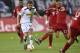 Moenchengladbach's Granit Xhaka, left, and Bayern's Arturo Vidal challenge for the ball during the German Bundesliga soccer match between Borussia Moenchengladbach and Bayern Munich in Moenchengladbach, Germany, Saturday, Dec. 5, 2015. (AP Photo/Martin Meissner)
