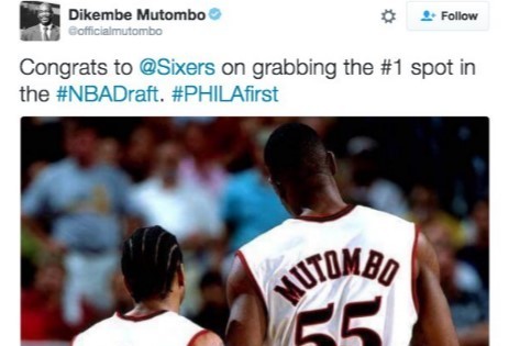 Dikembe Mutombo  Sports pictures, Sports, 76ers