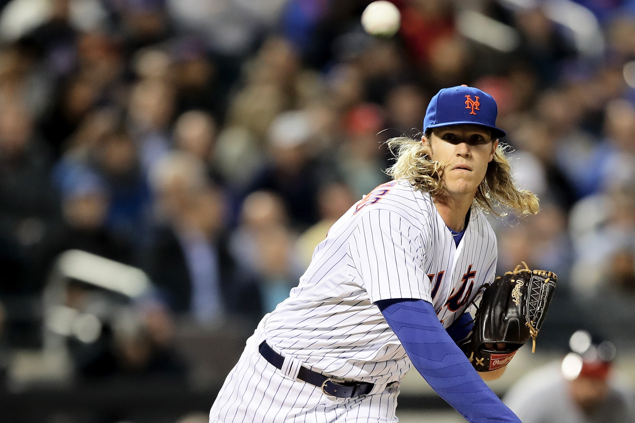 New York Mets Jersey - Noah Syndergaard #34 - 2015 World Series patch