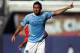 Aug 29, 2015; New York, NY, USA; New York City FC midfielder Frank Lampard (8) points to teammates against the Columbus Crew SC during the first half at Yankee Stadium. Mandatory Credit: Danny Wild-USA TODAY Sports