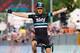 Spain's Mikel Nieve of team Sky celebrates as he crosses the finish to win the 13th stage of the 99th Giro d'Italia, Tour of Italy, from Palmanova and Cividale del Friuli on May 20, 2016. The overall pink leader's jersey switched hands again after a tough mountain run as Movistar's Costa Rican rider Andrey Amador finished alongside race favourites and climb kings Vicenzo Nibali and Alessandro Valverde. AFP PHOTO / LUK BENIES / AFP / LUK BENIES (Photo credit should read LUK BENIES/AFP/Getty Images)