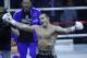 WBA cruiserweight world champion Denis Lebedev celebrates his victory after beating IBF cruiserweight champion Victor Emilio Ramirez during their IBF and WBA Super World cruiserweight title fight in Moscow, Russia, Saturday, May 21, 2016. (AP Photo/Alexander Zemlianichenko)