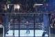 Dean Ambrose standing inside his own creation.