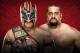 WWE wrestler Alexander Rusev, centre, fights against Ryback, left, during WWE Live India Tour, in New Delhi, Friday, Jan. 15, 2016. WWE returned to Indian after a gap of 13 years to entertain their fans. (AP Photo/Manish Swarup)