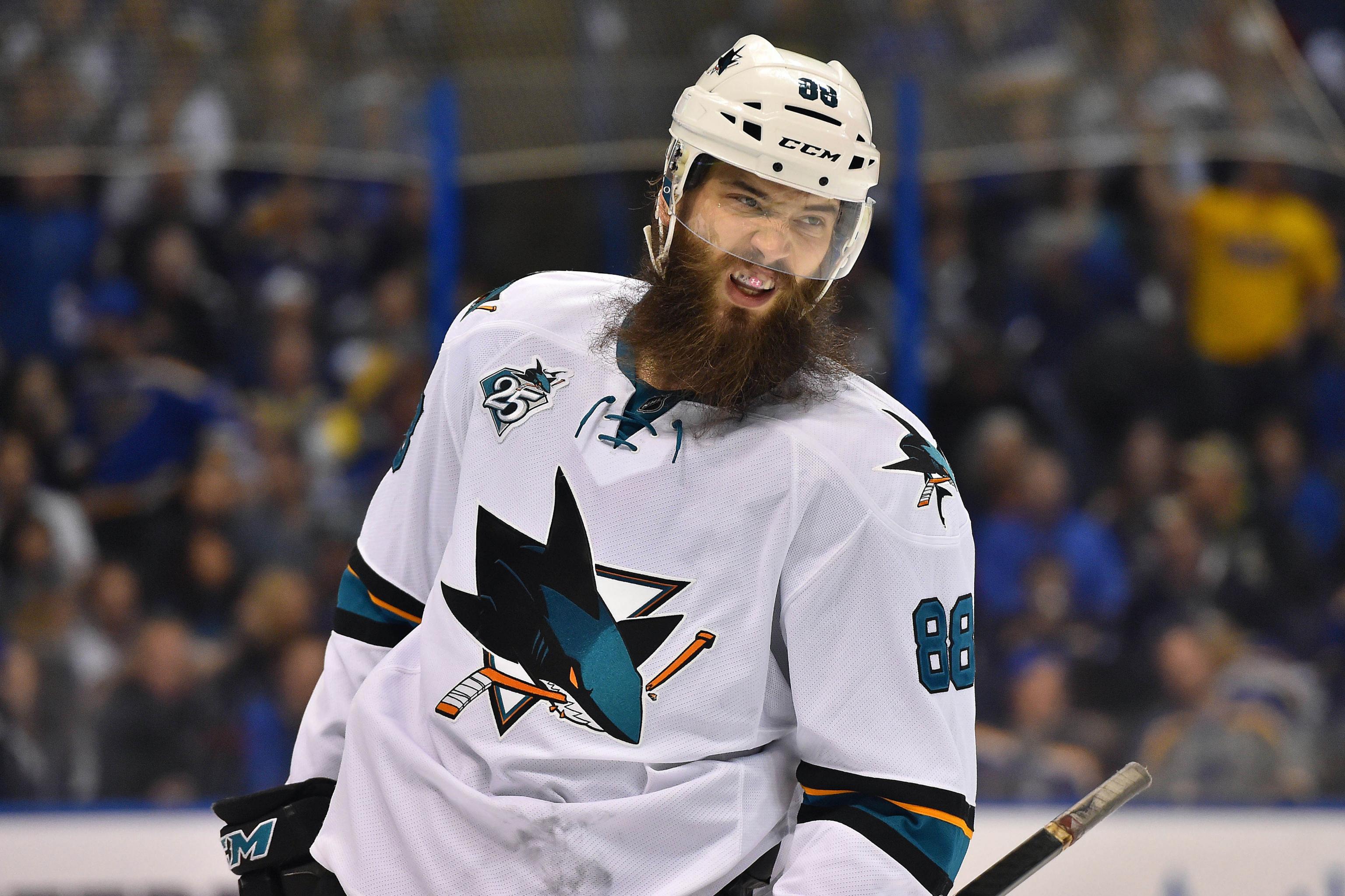 Brent Burns' NHL 14 picture : r/hockey