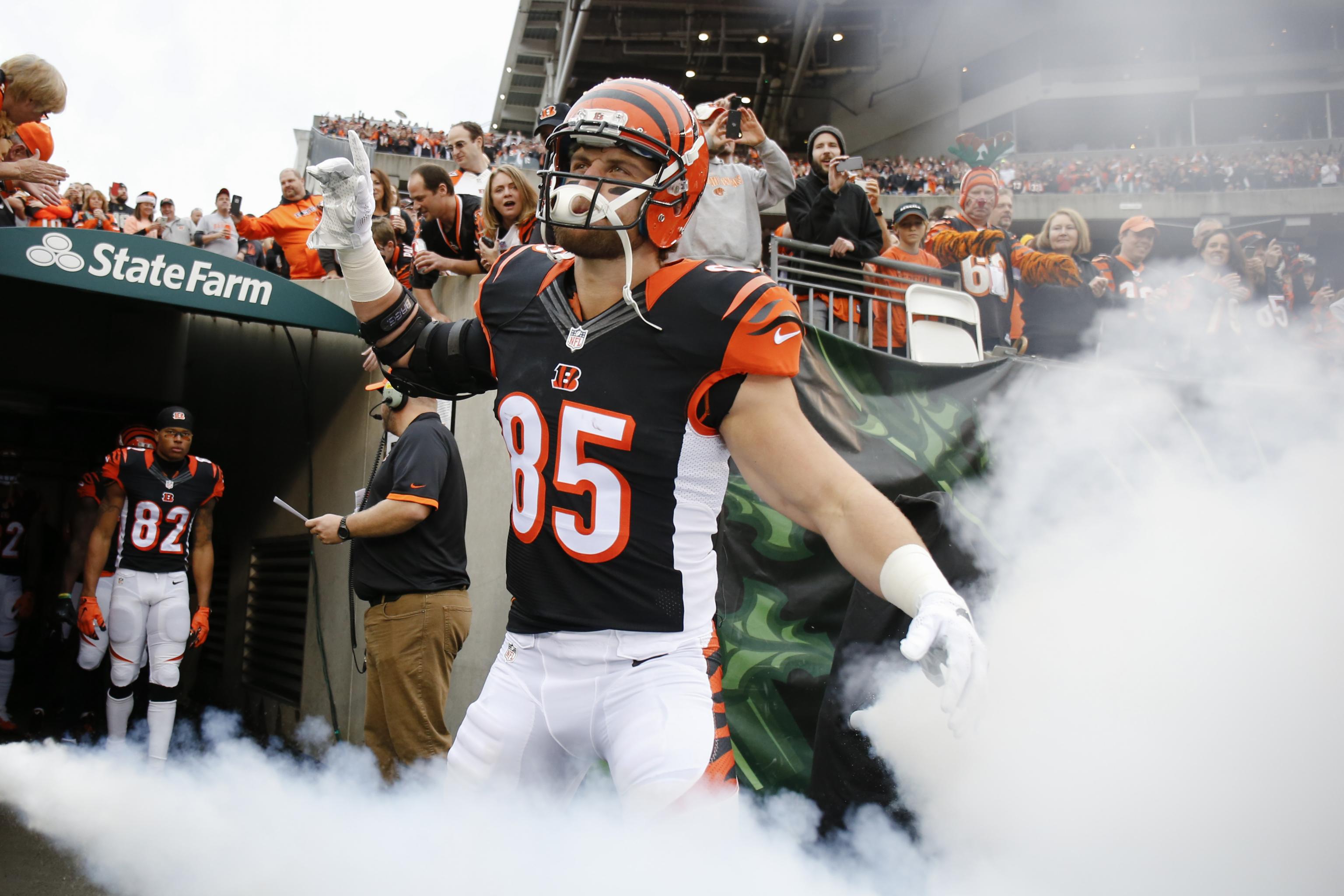 Cincinnati Bengals tight end Tyler Eifert not at practice again