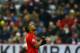 Bayern's Douglas Costa gestures during the Champions League Group F soccer match between FC Bayern Munich and Olympiakos Piraeus in Munich, Germany, Tuesday Nov. 24, 2015. (AP Photo/Matthias Schrader)