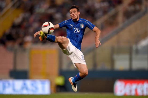 MALTA, MALTA - MAY 29: Alessandro Florenzi of Italy in action during the international friendly between Italy and Scotland on May 29, 2016 in Malta, Malta. (Photo by Claudio Villa/Getty Images)