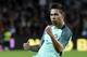 Portugal's defender Raphael Guerreiro celebrates after scoring a goal during the friendly football match Portugal vs Norway at Dragao stadium in Porto on May 28, 2016, in preparation for the upcoming EURO 2016 tournament. / AFP / FRANCISCO LEONG (Photo credit should read FRANCISCO LEONG/AFP/Getty Images)
