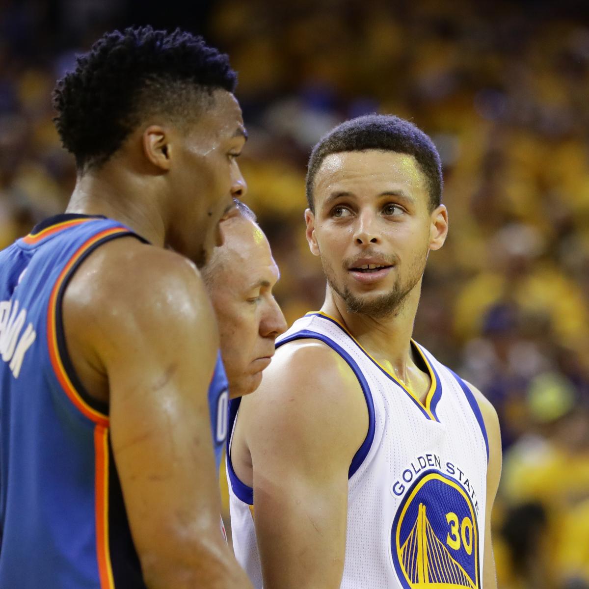 Stephen Curry Makes Russell Westbrook Eat His Words as Warriors Take Game 7 | Bleacher ...