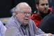 Mar 26, 2015; Syracuse, NY, USA; CBS announcer Verne Lundquist during practice for the semifinals of the midwest regional of the 2015 NCAA Tournament at Carrier Dome. Mandatory Credit: Mark Konezny-USA TODAY Sports