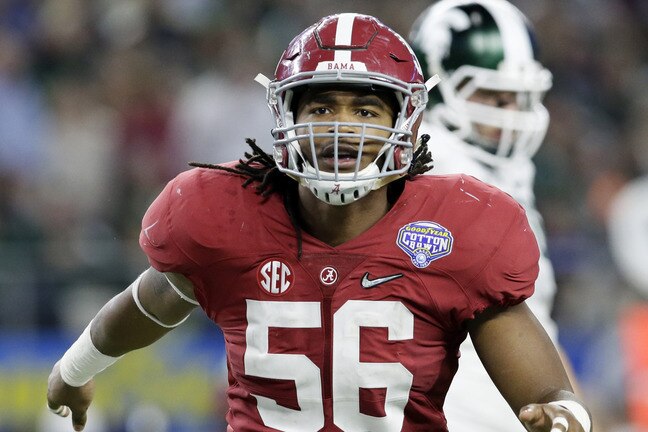 derrick thomas alabama jersey