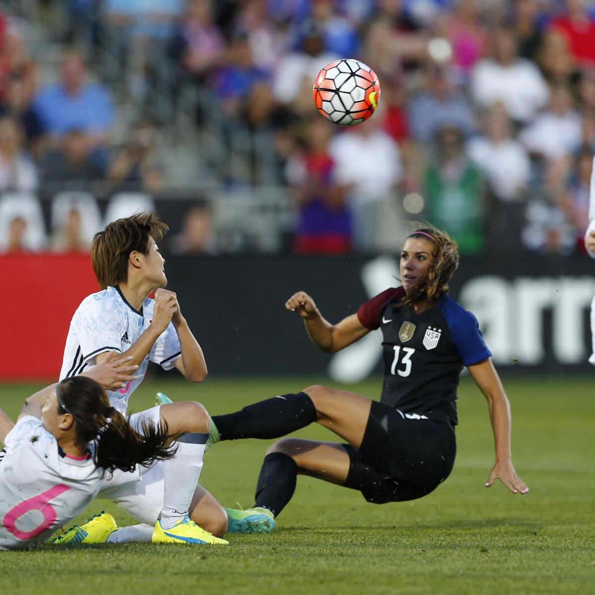 USA vs. Japan Women's Soccer: Date, Time, Live Stream for Sunday's 2016