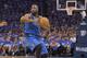 OKLAHOMA CITY, OK - APRIL 25: Raymond Felton #2 of the Dallas Mavericks brings the ball up court against the Oklahoma City Thunder during Game Five of the Western Conference Quarterfinals during the 2016 NBA Playoffs at the Chesapeake Energy Arena on April 25, 2016 in Oklahoma City, Oklahoma. NOTE TO USER: User expressly acknowledges and agrees that, by downloading and or using this photograph, User is consenting to the terms and conditions of the Getty Images License Agreement. (Photo by J Pat Carter/Getty Images)